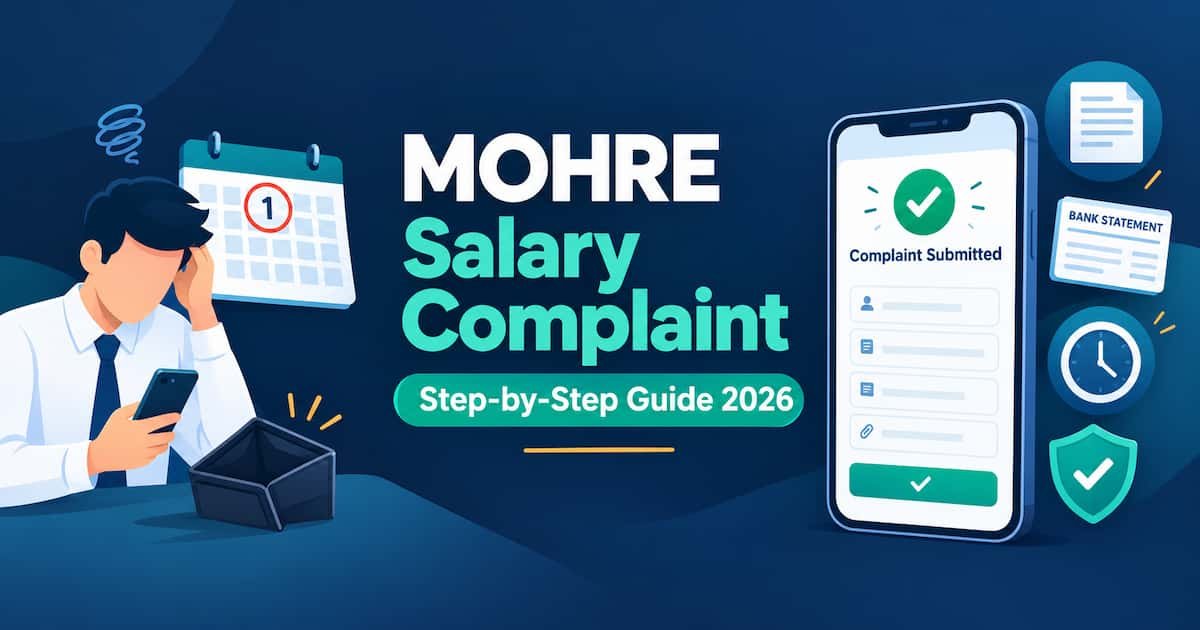 MOHRE Salary Complaint: How to File It Step by Step (2026)